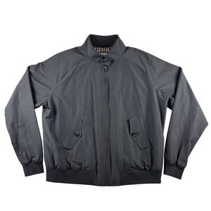 Joseph Abboud Coach Jacket Mens XXL Navy Blue Full Zip Classic Outerwear Golf